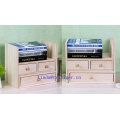 Office Wooden Desktop Organizer With 3 Drawers and Multiple Shelves/Racks for Desk Accessories